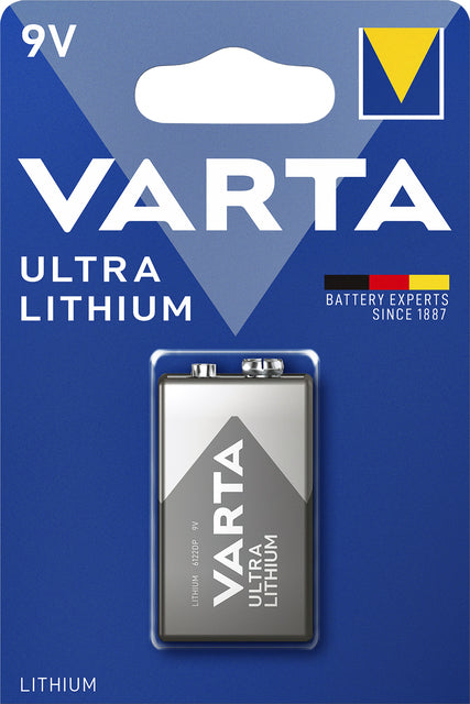 Batterie Varta Ultra Lithium 9Volt | 10 Stück