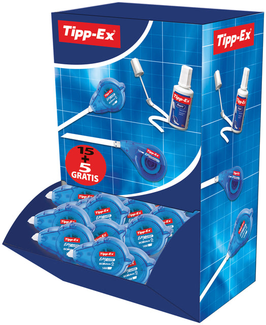 Korrekturstift Tipp-EX 5MMX14M Easy Nachfüll-Ecolutions Box bei 15+5 kostenlos | 160 Stücke