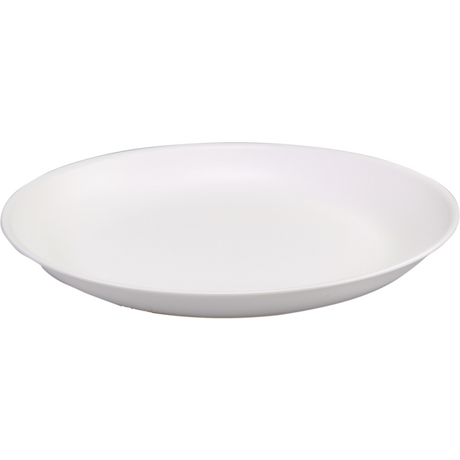 Goldplast Board | Mineral | Wiederverwendbar | Unzerbrechlich | Runde | 1-profession pp | Ø21CM | Weiß | 6 Stück