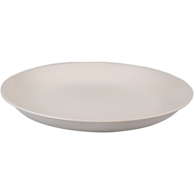 Goldplast Board | Mineral | Wiederverwendbar | Unzerbrechlich | Runde | 1-profession pp | Ø21CM | Taupe | 6 Stück