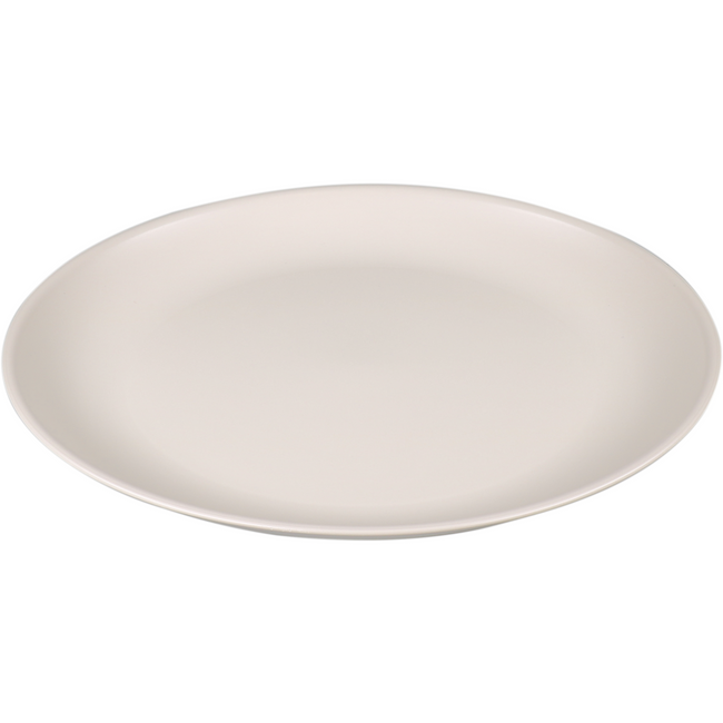 Goldplast Board | Mineral | Wiederverwendbar | Unzerbrechlich | Runde | 1-profession pp | Ø23.5cm | Taupe | 6 Stück