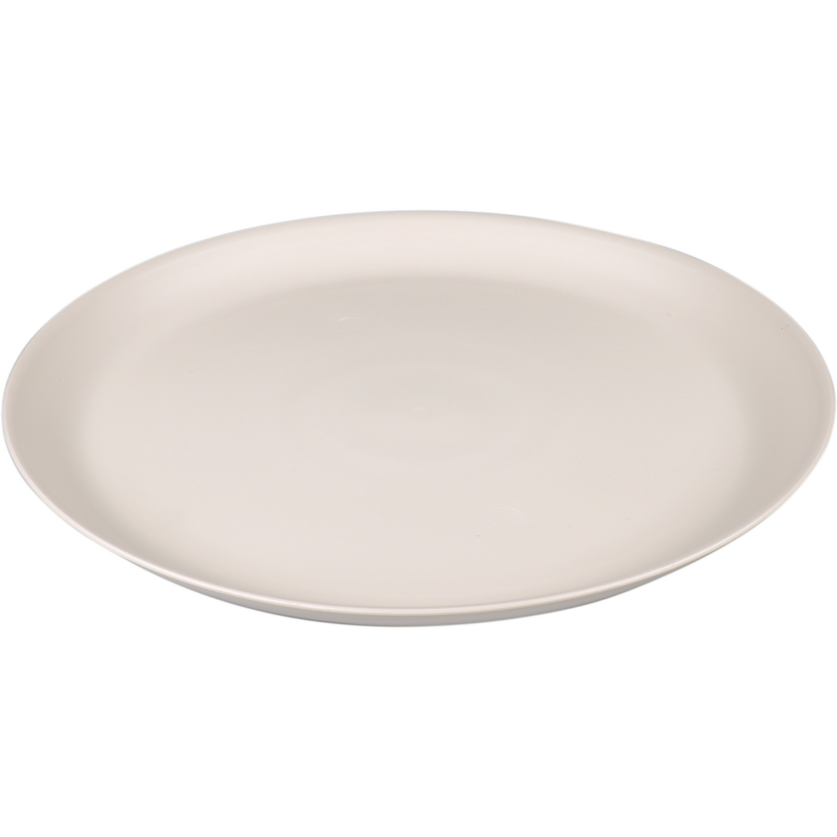 Goldplast Board | Mineral | Wiederverwendbar | Unzerbrechlich | Runde | 1-profession pp | Ø27,5 cm | Taupe | 6 Stück