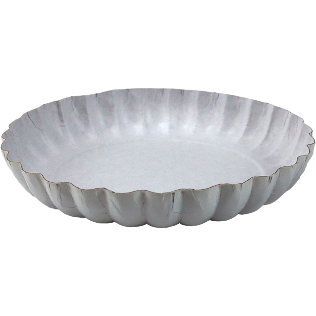 Klika - Skala | Obstskala Karton + Aluminiumrunde | ∅300mm | Weiß | 100 Stück