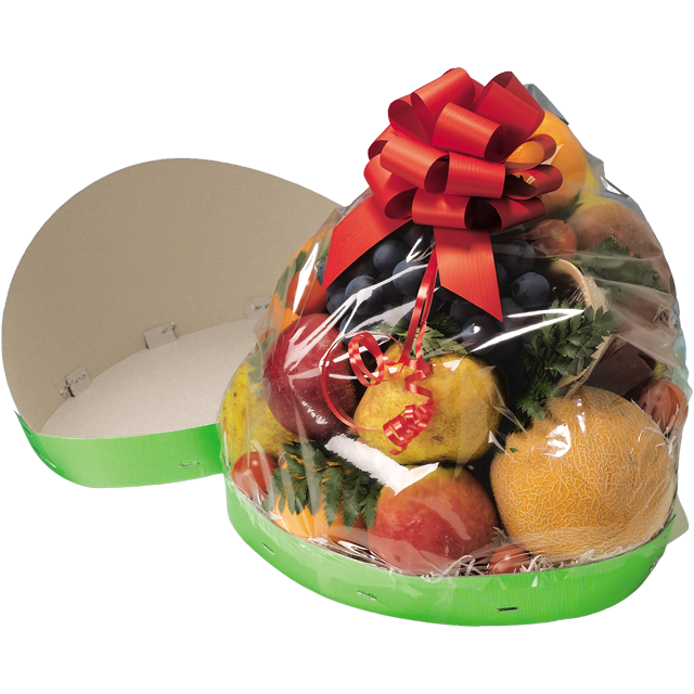Klika - Skala | Obstskala Karton + PE | Oval 390x240x Gold | 10 Stücke