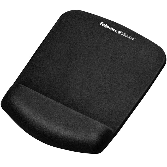 Maus -Pad mit Handgelenkstütze Fellowes Plush Touch Black
