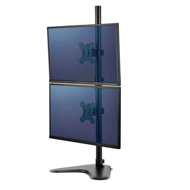 Monitor Arm Fellowes Seasa Double vertikaler distanziert Schwarz