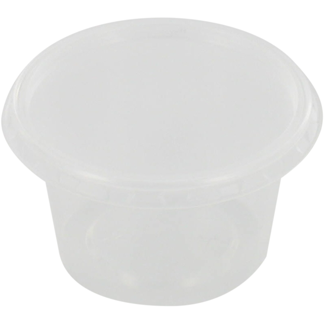 Bak | Pp | 50 ml | Ø72mm | Plastikbecher | 24mm | Transparent 500 Stücke