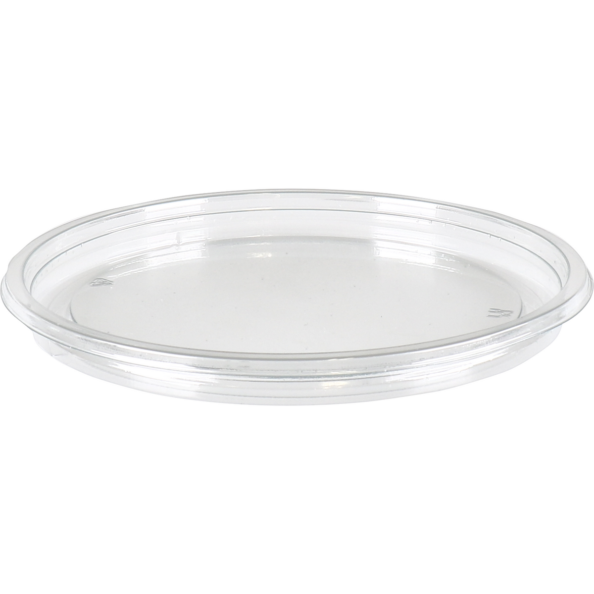 Deli -Kreisabdeckung | Recyceltes Haustier | Ø117mm | 10.6mm | Transparent 576 Stücke