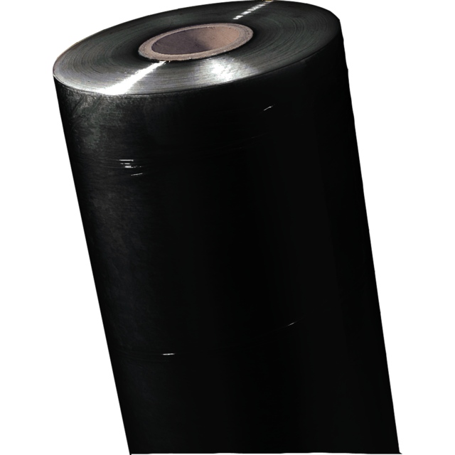 Klika - Folie | handrol stretchfilm | LLDPE | 50cm | 300m | 20my | zwart | 6 rol