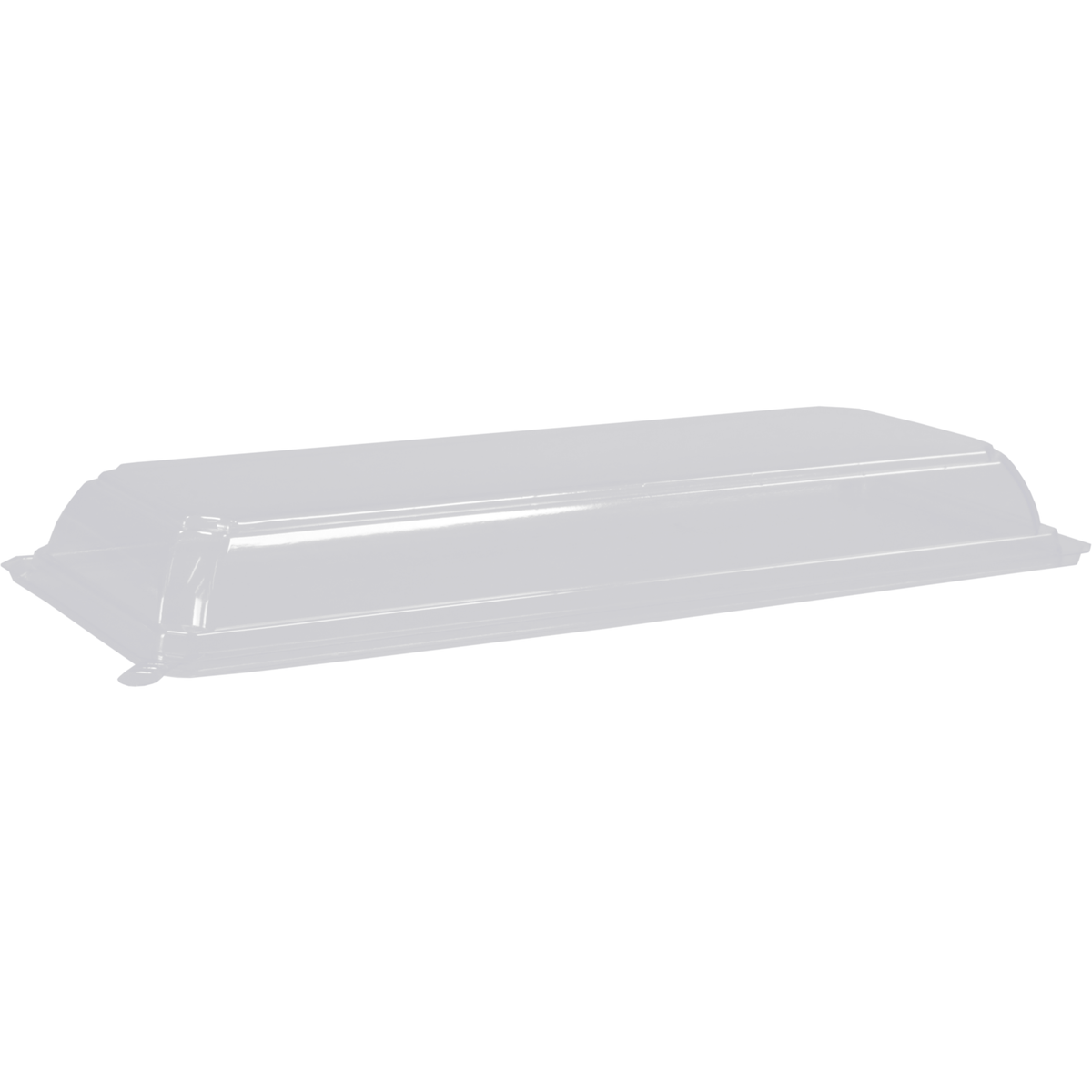Klika - Deckel | Sushitray | Recyceltes Haustier | 207x86x23mm | Transparente 750 Stücke