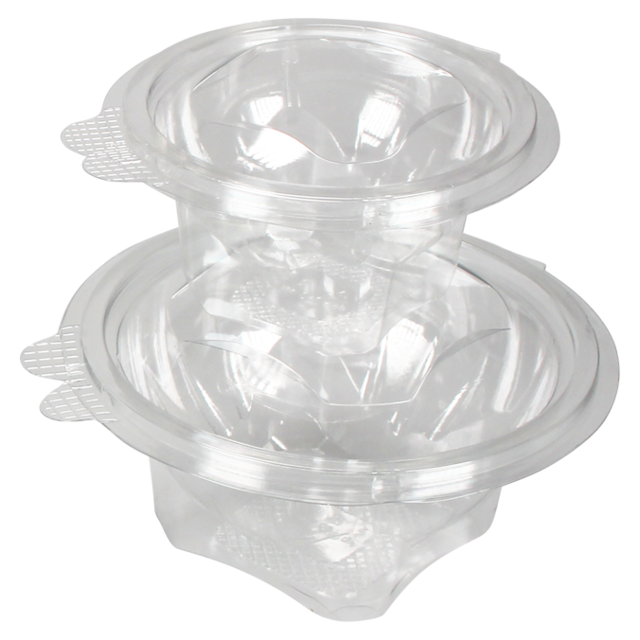 Klika - Bak | Recyceltes Haustier | 250 ml | Saladbak | 121x123x60.3mm | Transparente 600 Stücke