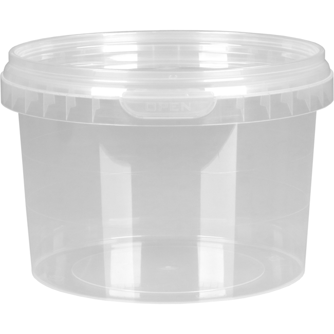 Tasse | Mit Deckel | Pp | 565ml | Ø 118 mm | Transparent 290 Stücke