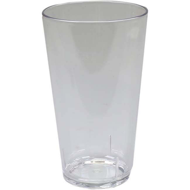 DEPA - Glas Amsterdammertje | Wiederverwendbar | Unzerbrechlich | PETG | 330 ml | Transparente 24 Stücke