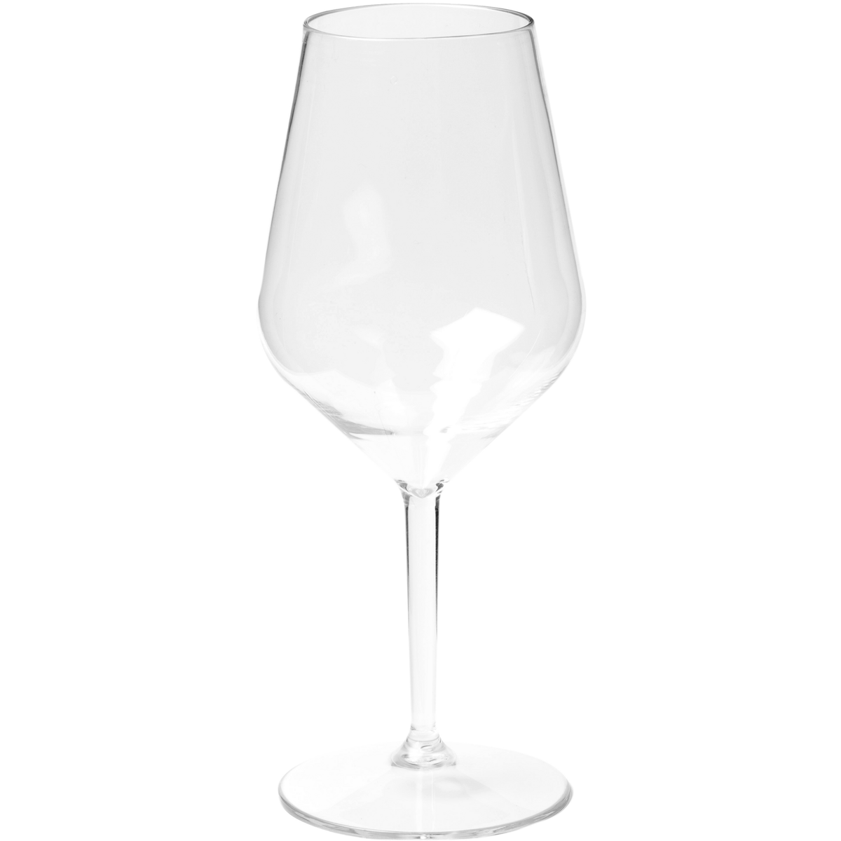 DEPA - Glasweinglas wiederverwendbar | PETG | 470ml | Transparente 4 Teile