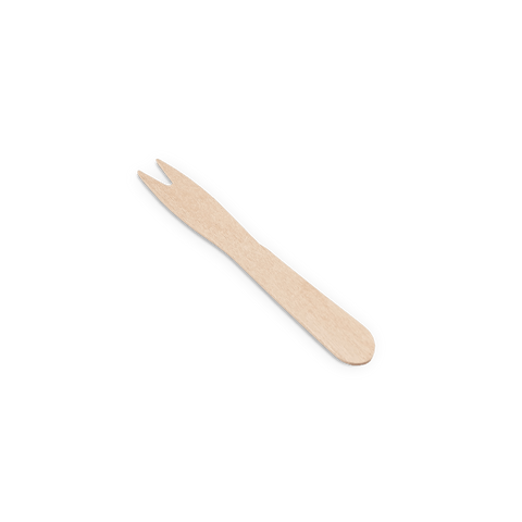 Klika - hölzerne Snackgabel 85mm Bio | 1000 Stücke