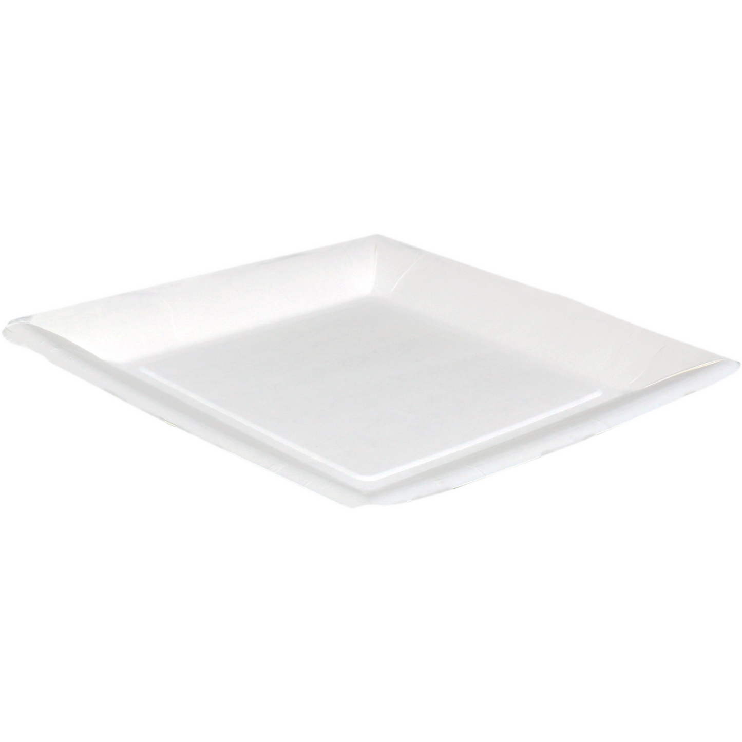 Biodore - Bord | Quadrat | 1-professioneller Karton | 18x18cm | Weiß | 100 Stück