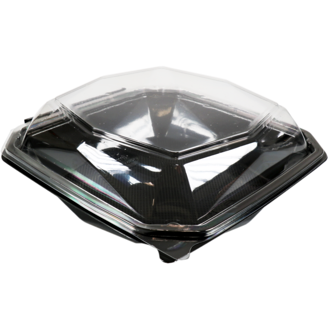 Klika - Bak | Haustier | 1240ml | Ø185mm | Octaviewbox | 70 mm | Schwarz/transparent 255 Stücke
