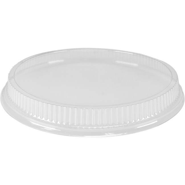 Klika - Deckel | Fondue Scale Recycling Pet | Runde | Ø260mm | 30 mm | Transparente 50 Stück