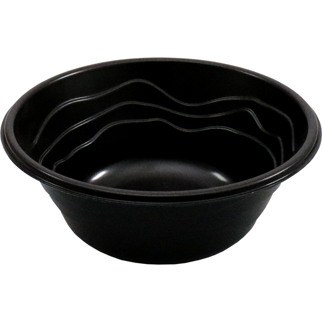 DEPA® COME | Welle | Wiederverwendbar | pp | 400 ml | Schwarz | 20 Teile