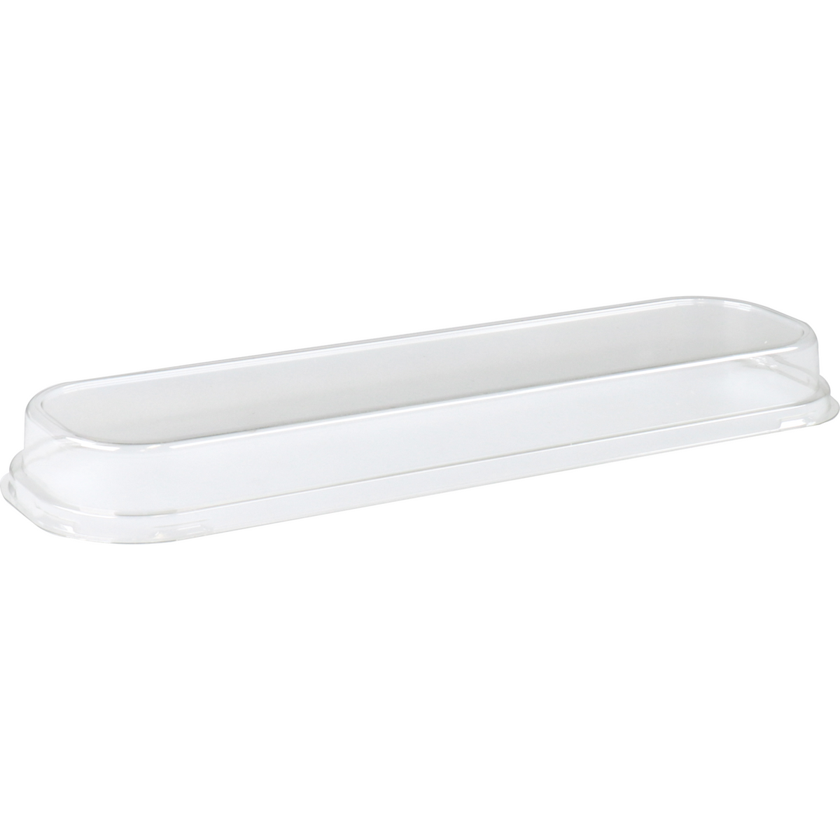 Klika - Deckel | Recyceltes Haustier | 255x54x23mm | Transparente 500 Stück