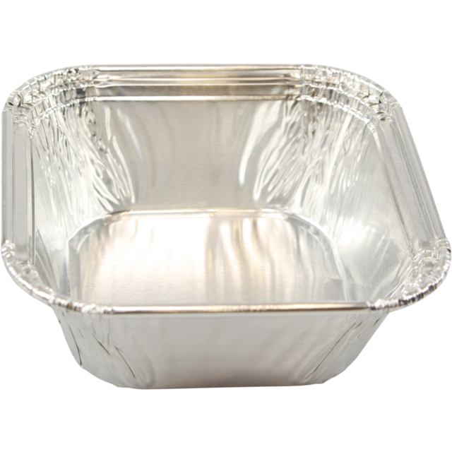 Bak | Aluminium 102ml | 80x80x30mm | Silber | 1200 Stücke