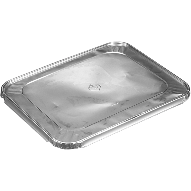 Deckel | Aluminium rechteckig 324x263x Silber 100 Stück