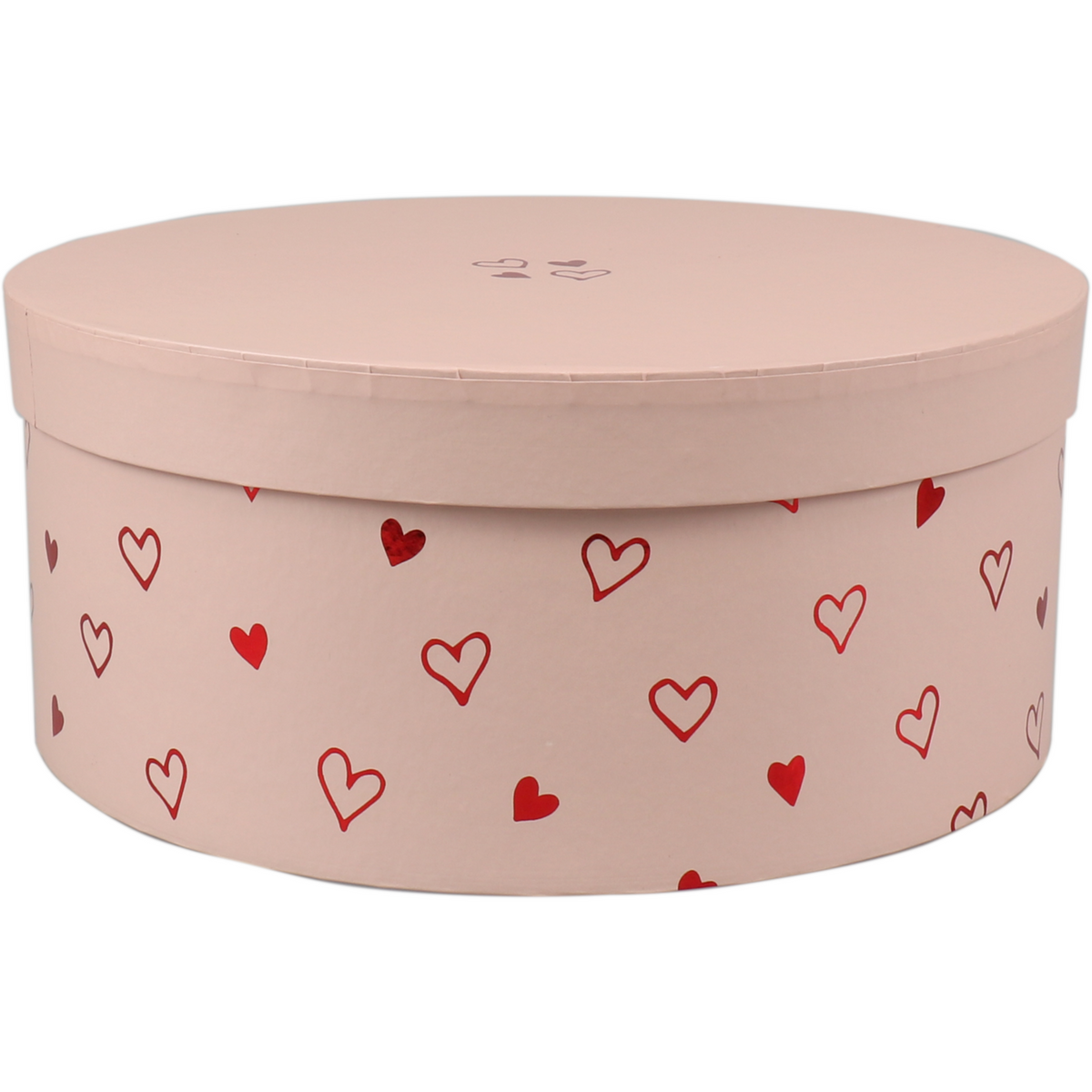 Klika - Geschenkbox | Liebesgeschichte | Karton | 10cm | Ø22.5cm | Pink | 1 Stücke