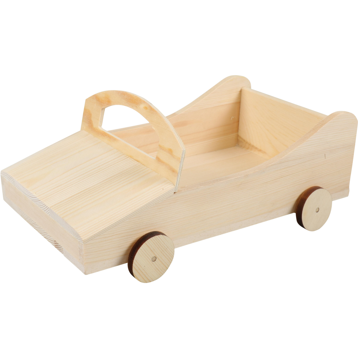 Klika - Bierverpackung | Rennwagenholz | 6 Flaschen | 17,5x28x12cm | natürlich