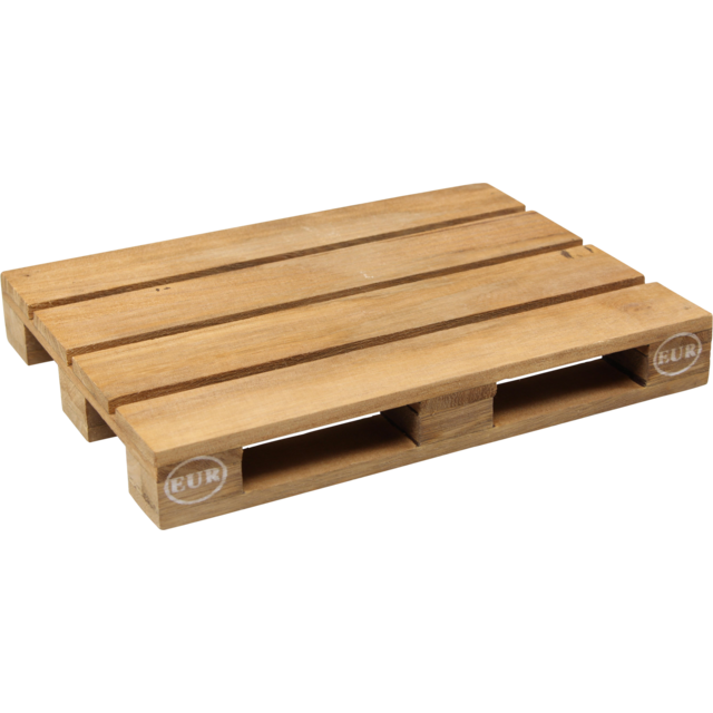 Klika - Palette | Mini | Holz | 18.5x13.5x2.3cm | Natürlich | 10 Stücke