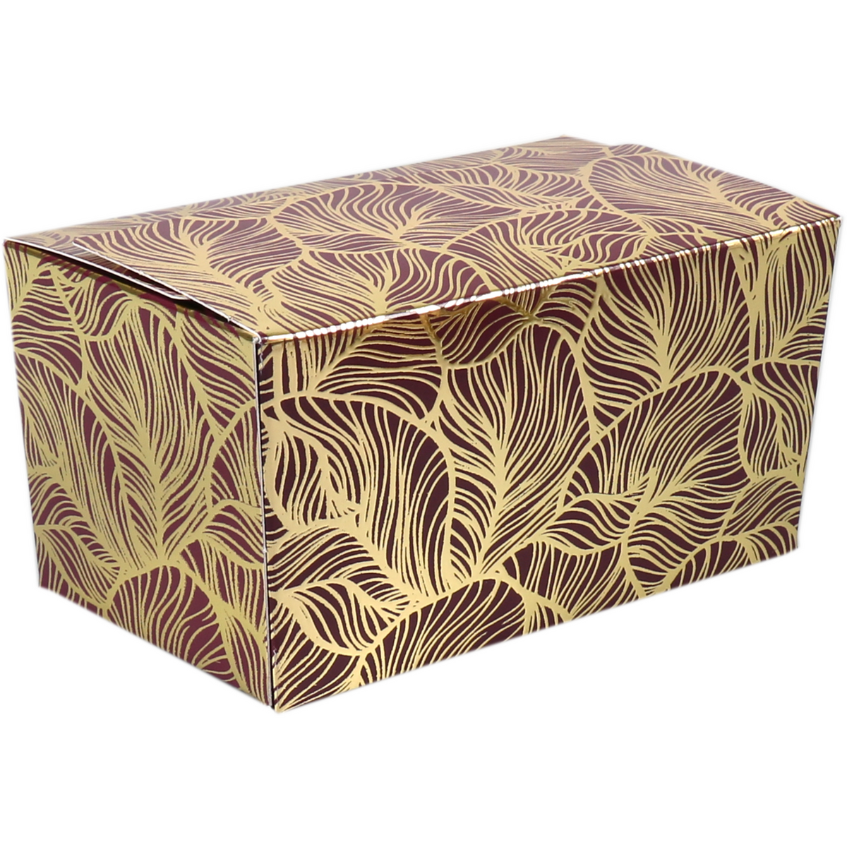 Klika - Stimmzettel | Blätter | Karton + PP + PET | 500gr | 132x76x70mm | Bordeaux/Gold 25 Teile