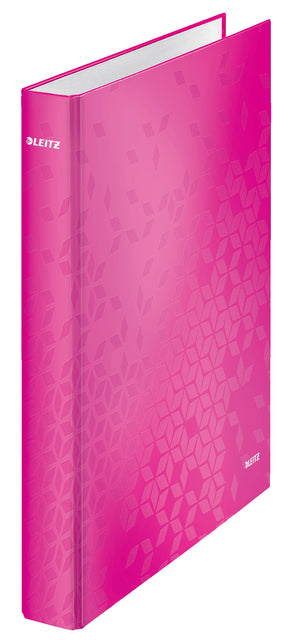 Ringband Leitz WOW A4 4-Ringe D-Mech 25mm Cardboard Pink | 10 Stück