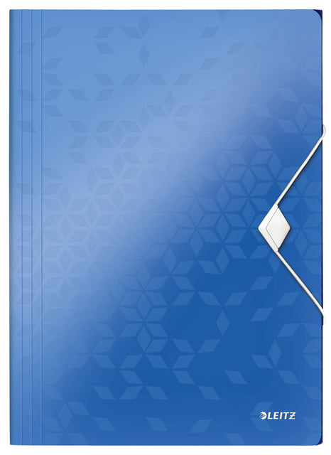 Elastomap Leitz Wow A4 3 Ventile pp blau
