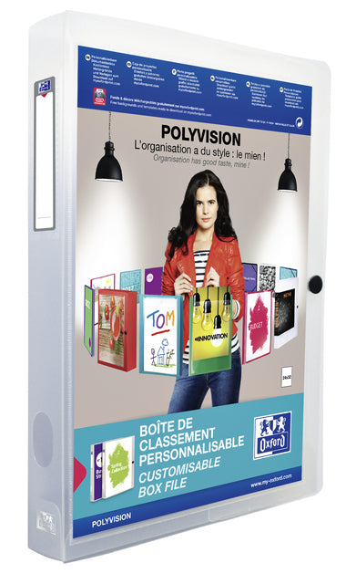 Sammelbox Oxford Polyvision 40 mm 0,7 mm pp transparent