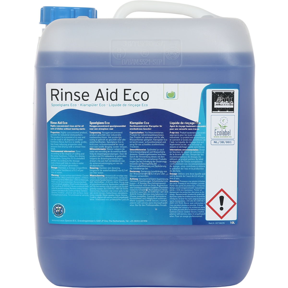 Spectro - Glosswash Eco | 10l | beispiellos | 4,5PH | Blau