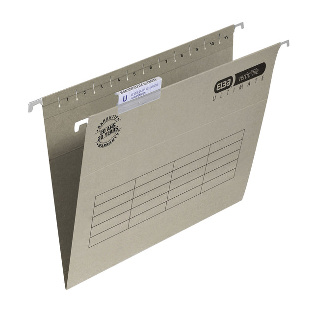 Hangmap Elba Verticfil Ultimate Folio V-Bottom Gray | 10 Stück