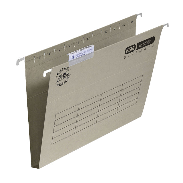 Hangmap Elba Verticfil Ultimate A4 30mm Grau | 25 Stücke