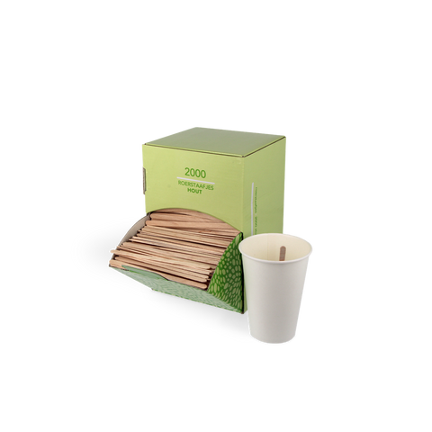 Klika - Braten in Spender Box 11 cm FSC®Mix Wood Bio | 2000 Stücke