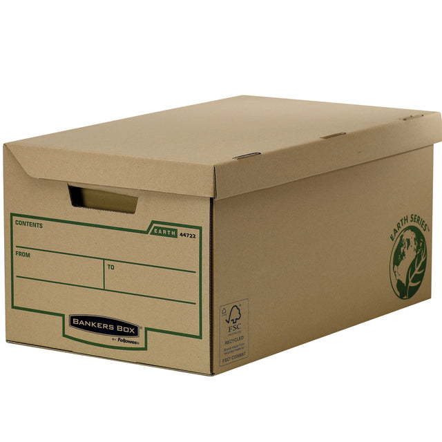 Archive Box Banker Box Earth Flip Top Brown | 10 Stück