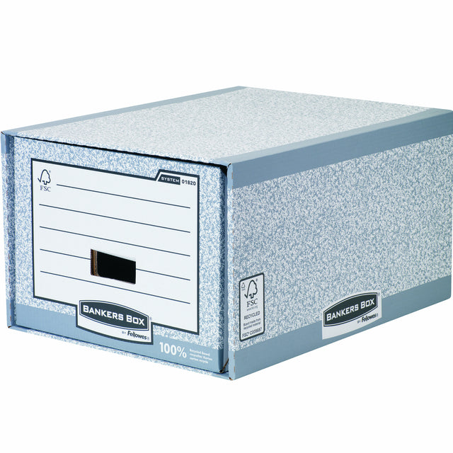 Bankers du tiroir des archives A4 Système A4 Gray | 5 pièces