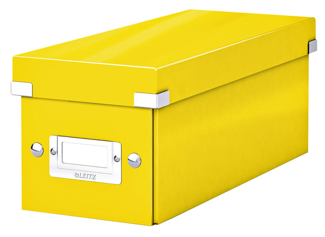 CD-Box Leitz Wow Click & Store 143 x 136 x 352 mm Gelb