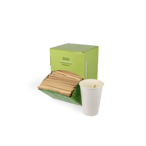 Klika - Roasters in Dispenser Box 11cm Bamboo Bio | 8000 Stücke