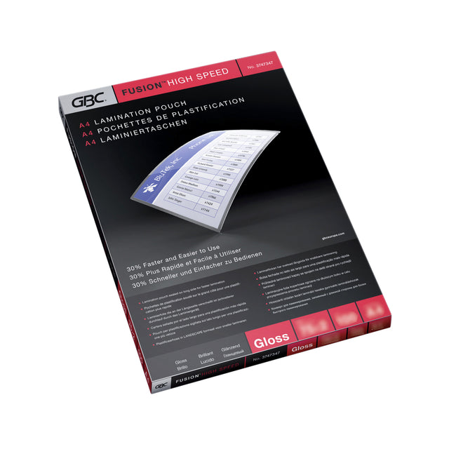 Laminingabdeckung GBC A4 Highspeed 2x125micron 100 Stück
