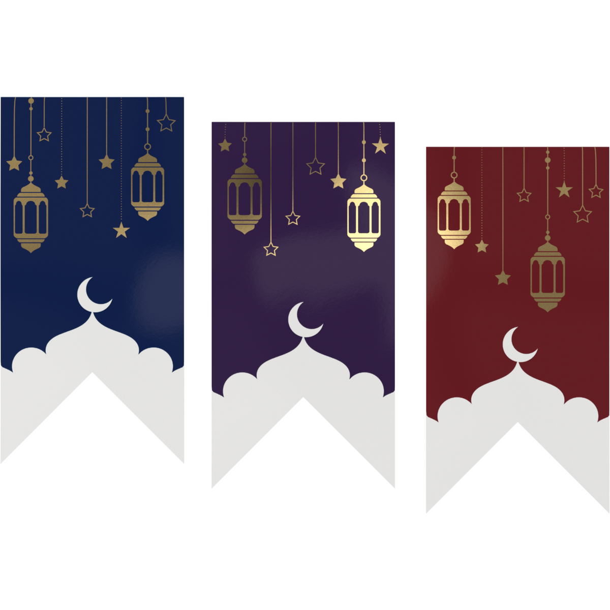 Klika - Label | Geschenketikettpapier Lantern | 60x30mm | Assorti | Rollen Sie bei 500 Teilen