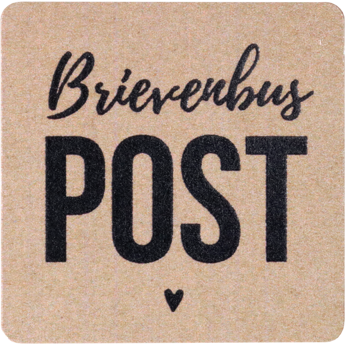 Klika - Label | Geschenketikett Papier Briefkasten Post | 35x35mm | Rollen Sie bei 500 Teilen