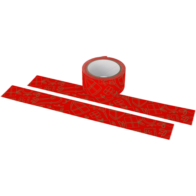 Klika - Box -Verschluss | Mieterse Micers | Papier 50mm | 50 m | braun/rot 1 Stücke