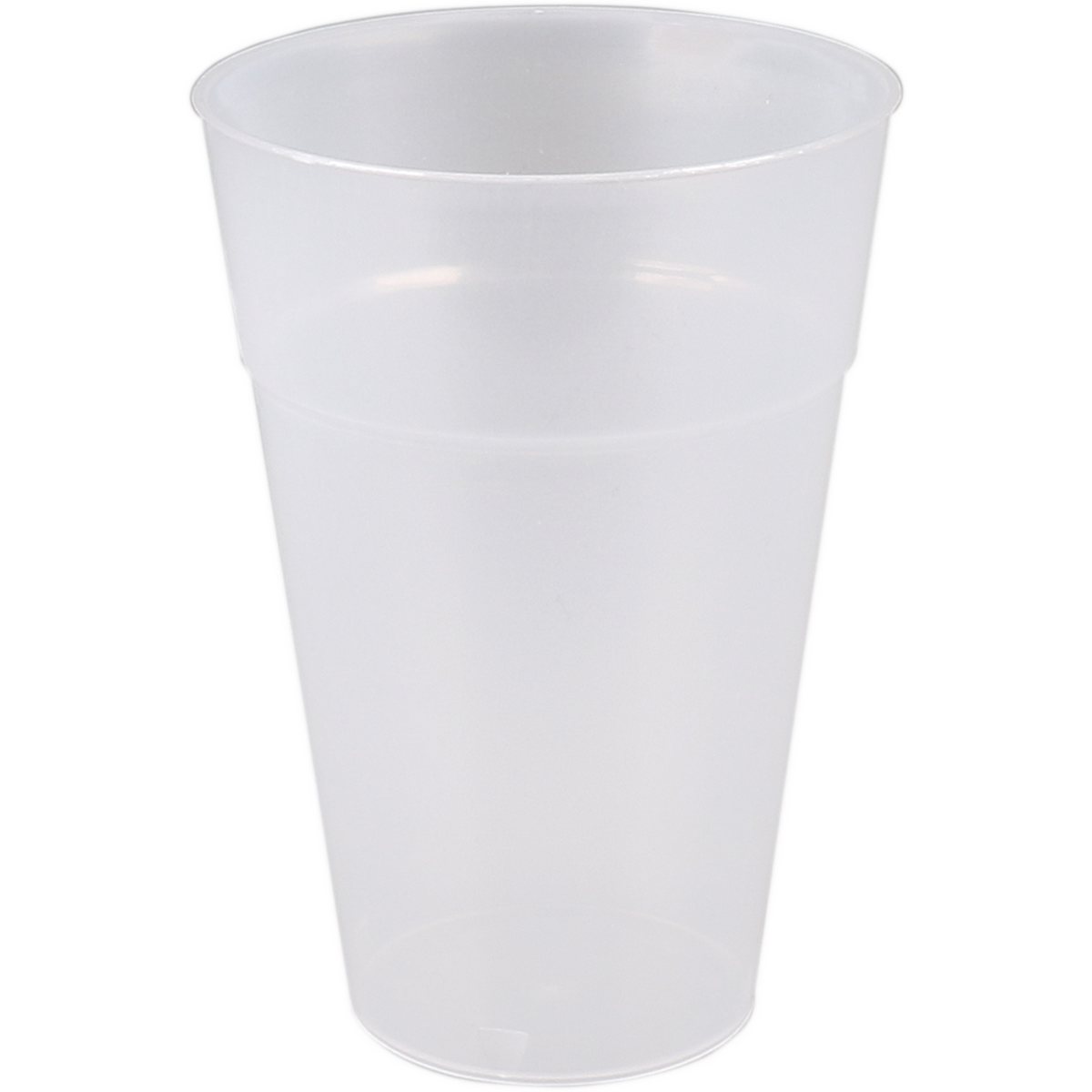Glas | Bierglas | Wiederverwendbar | pp | 350 ml | 116 mm | Transparent Hülse mit 25 Teilen