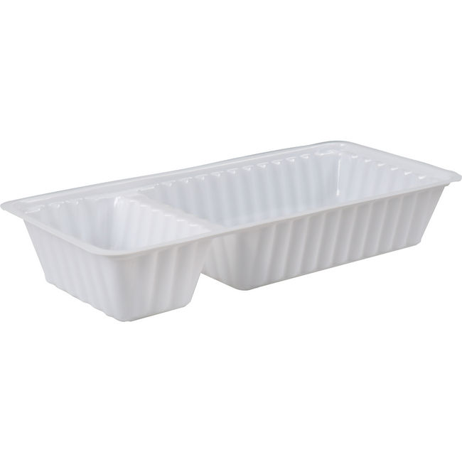 Klika - Bak | Ps | A22 | Snack Bin 203x95x36mm | Weiß | 250 Stück