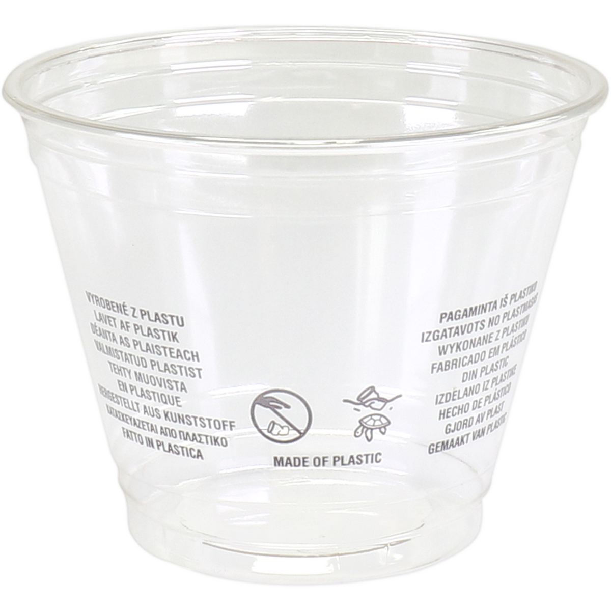 DEPA - | Tasse | 3-in-1-Konzept | Haustier | 270 ml | 75 mm | Transparente 50 Stück