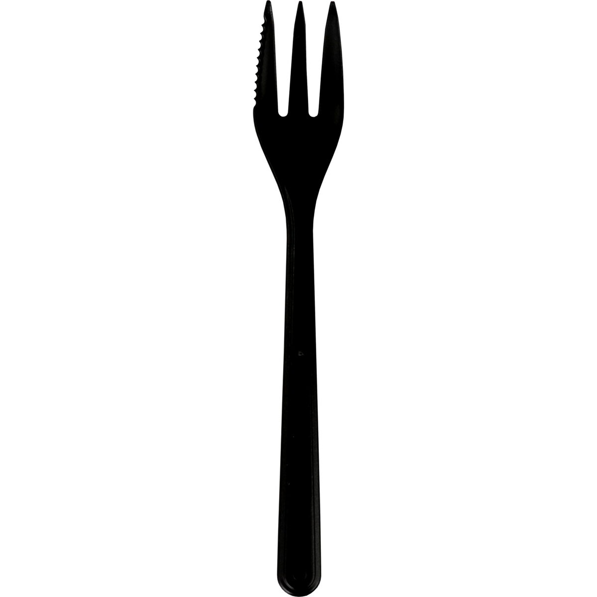 Circulware Vork | snackvork | reusable | pP | 130mm | zwart | zak à 50 stuks
