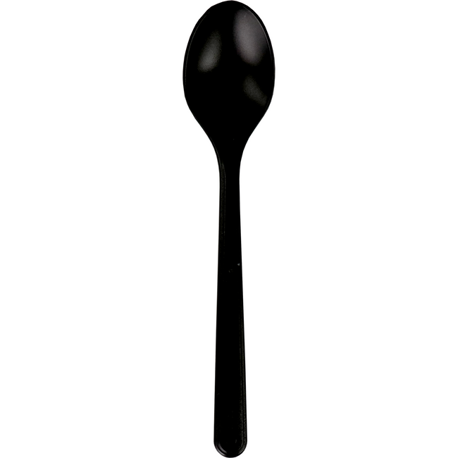 Circulware Lepel | koffielepel | reusable | PP | 130mm | zwart | zak à 50 stuks